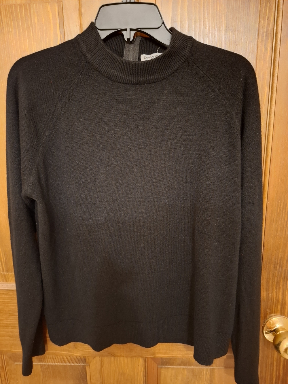 Designers Originals Black Crewneck Knit Sweater